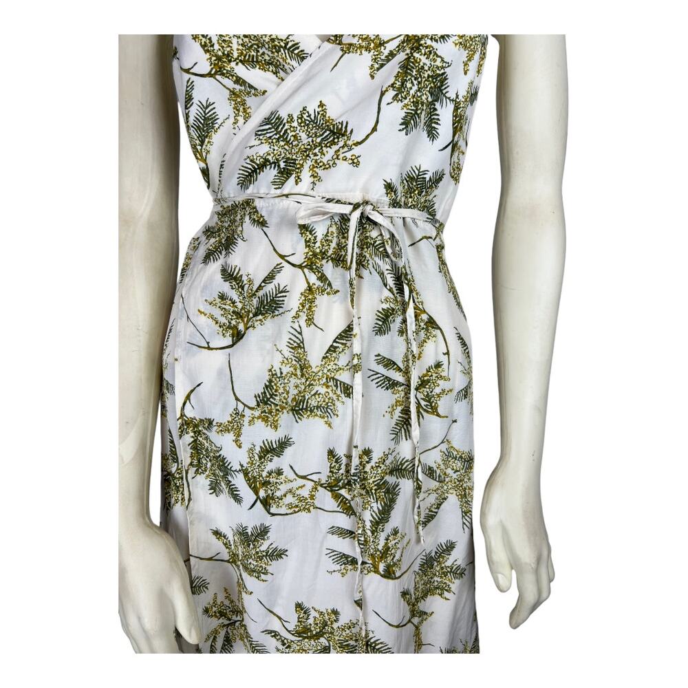 Rubicon womens Wrap Dress Tropical Print Small Medium - Picture 3 of 10